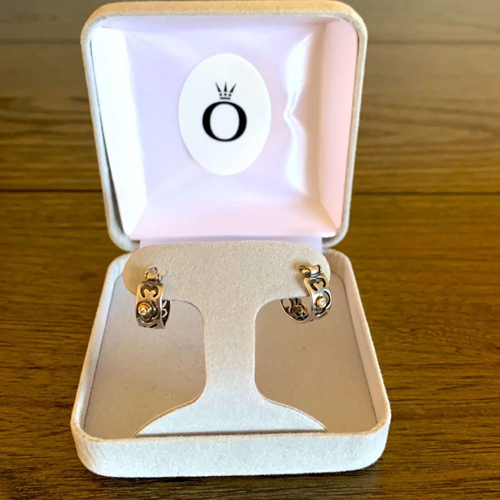 Pandora sterling silver hoop earrings